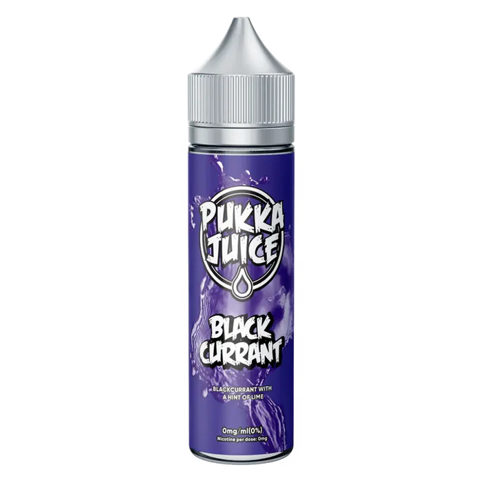 Blackcurrant Shortfill E-Liquid by Pukka Juice 50ml