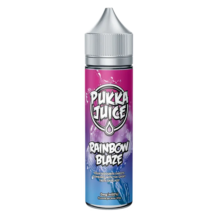 Rainbow Blaze Shortfill E-Liquid by Pukka Juice 50ml