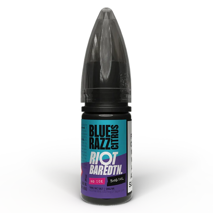 Riot Squad Bar Edtn Blue Razz Citrus No Ice Nic Salt E-Liquid