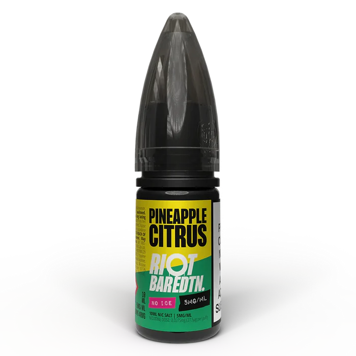 Riot Squad Bar Edtn Pineapple Citrus No Ice Nic Salt E-Liquid