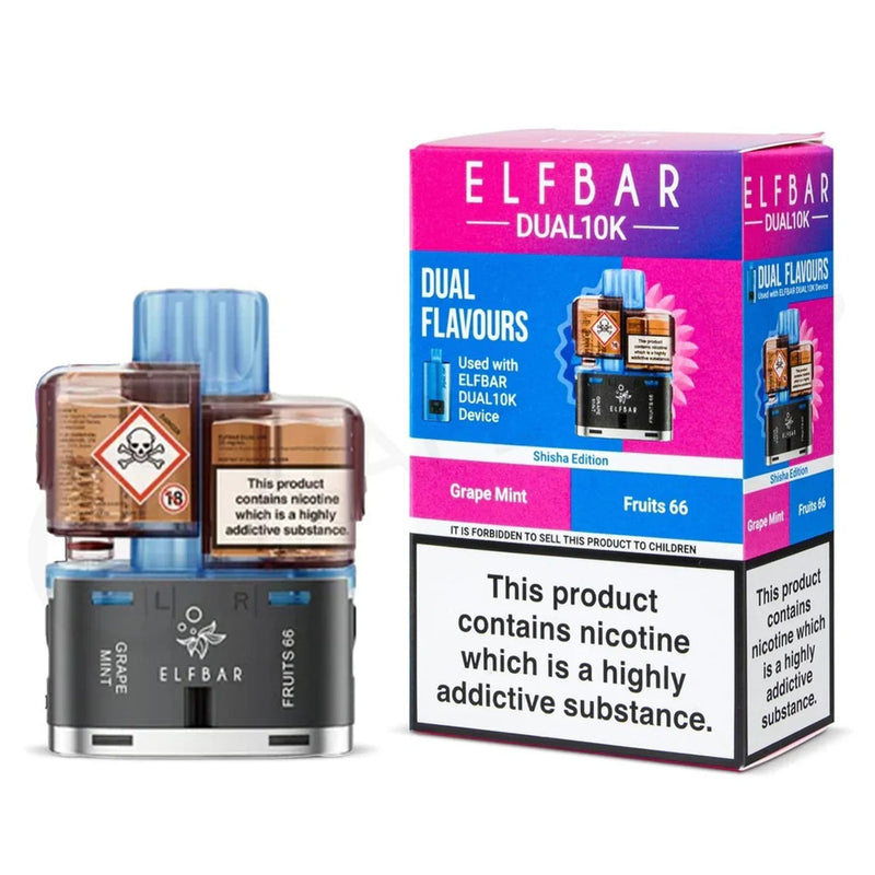 Shisha edition Elf Bar Dual 10K Refill/Replacement Pod