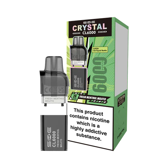 SKE Crystal CL6000 Replacement Pod - Starting From £7.00