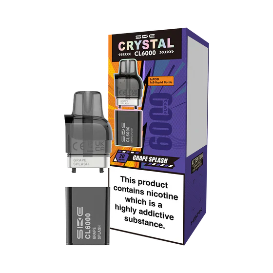 SKE Crystal CL6000 Replacement Pod - Starting From £7.00
