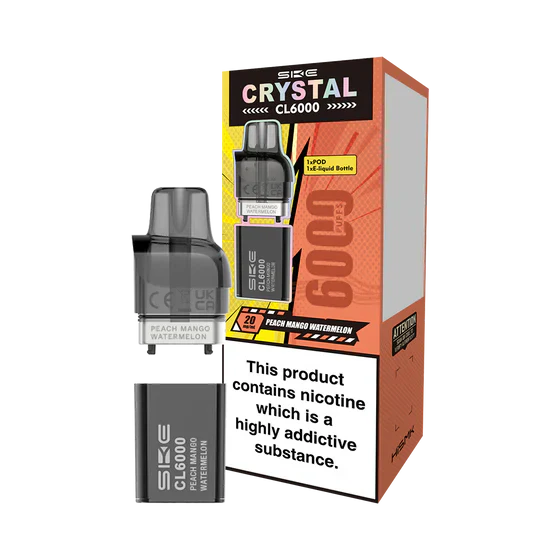 SKE Crystal CL6000 Replacement Pod - Starting From £7.00