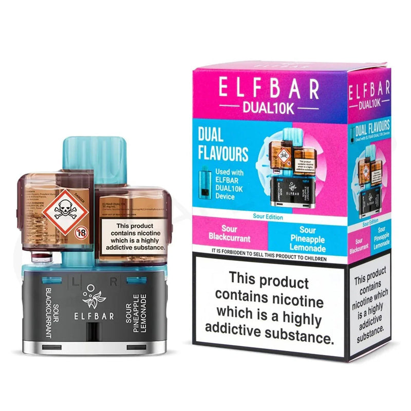 Sour edition Elf Bar Dual 10K Refill/Replacement Pod