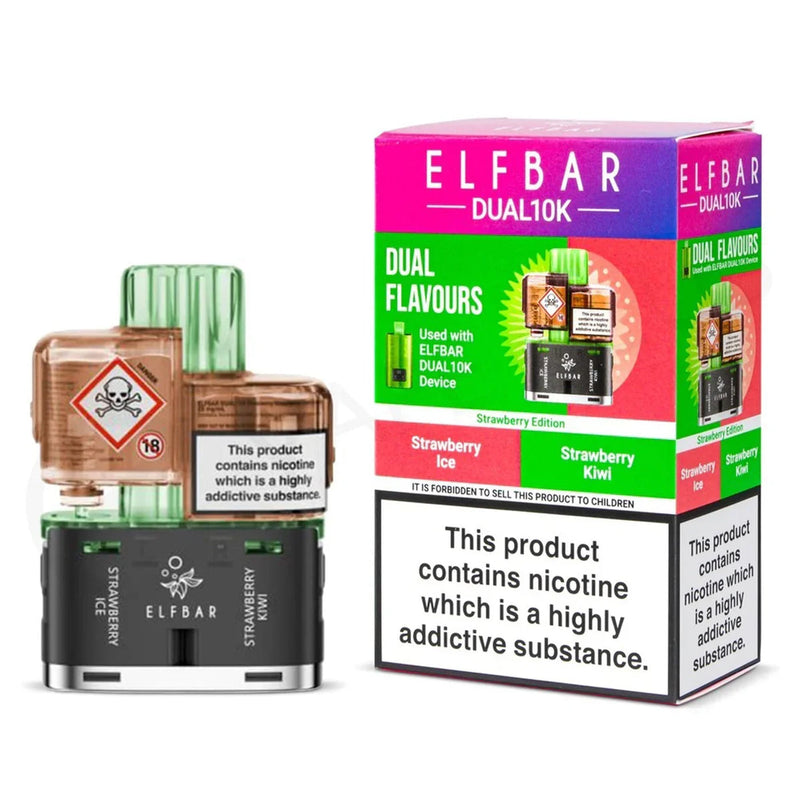 Strawberry edition Elf Bar Dual 10K Refill/Replacement Pod