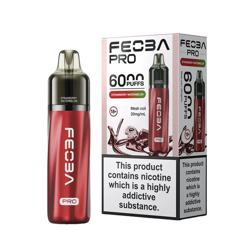 Strawberry Watermelon Feoba Bar Pro 6000 Prefilled Pod Kit