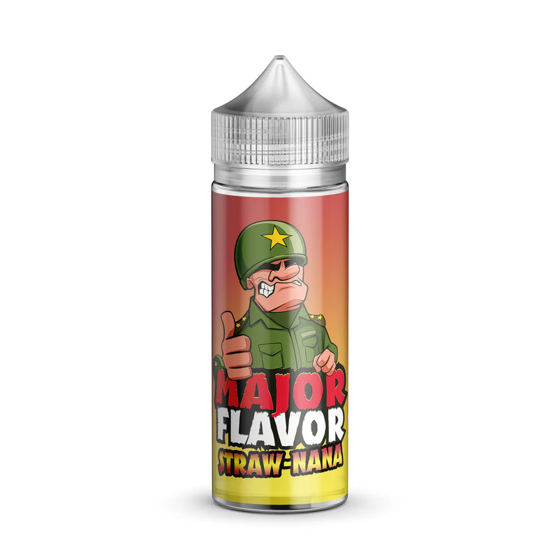 Major Flavor Straw Nana 100ml Shortfill e-Liquid