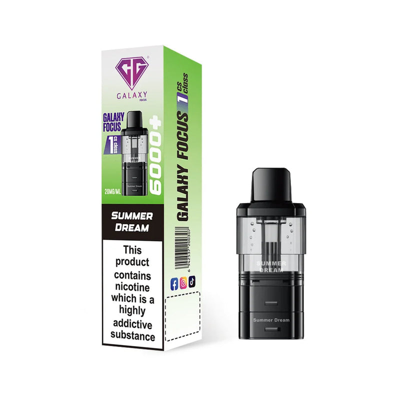 Summer Dream Crystal Galaxy Focus 6K Prefilled Pods