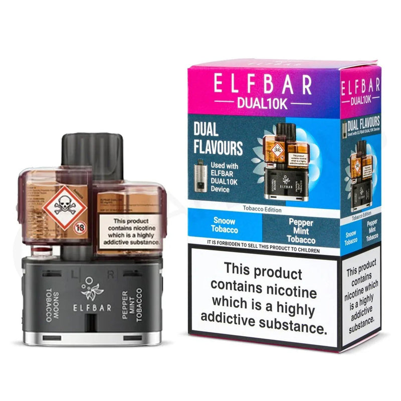 Tobacco edition Elf Bar Dual 10K Refill/Replacement Pod