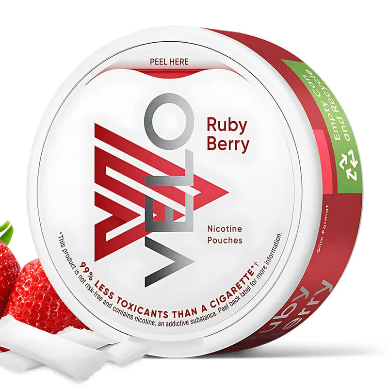 Velo Ruby Berry Nicotine Pouches