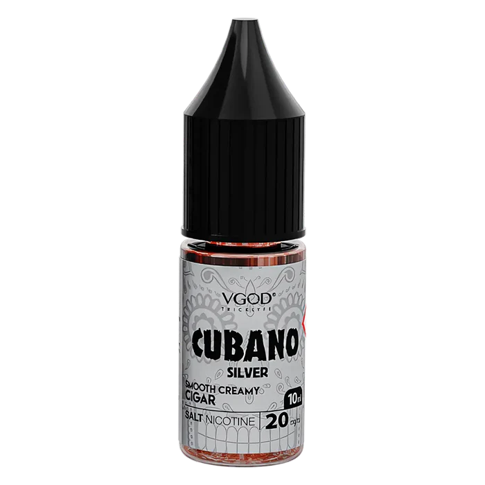 Vgod Cubano Silver Nic Salt Vape Juice 10ml