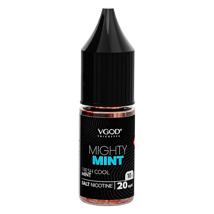Vgod Mighty Mint Nic Salt Vape Juice 10ml Vgod Mighty Mint Nic Salt Vape Juice 10ml
