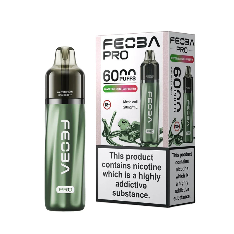 Watermelon Raspberry Feoba Bar Pro 6000 Prefilled Pod Kit