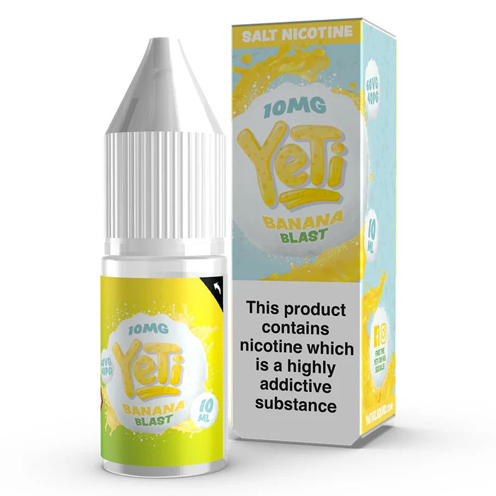 Yeti Nic Salt Vape Juice Banana Blast