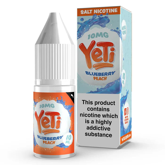 Yeti Nic Salt Vape Juice Blueberry Peach