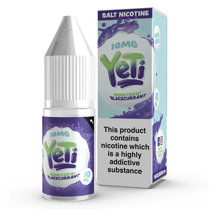 Yeti Nic Salt Vape Juice Honeydew Blackcurrant