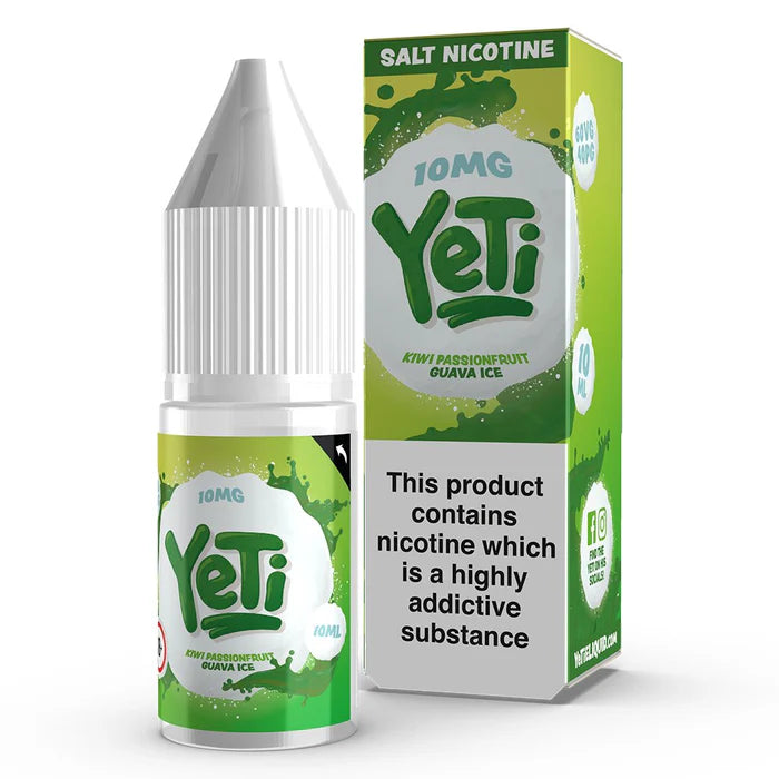 Yeti Nic Salt Vape Juice Kiwi Passionfruit Guava Ice