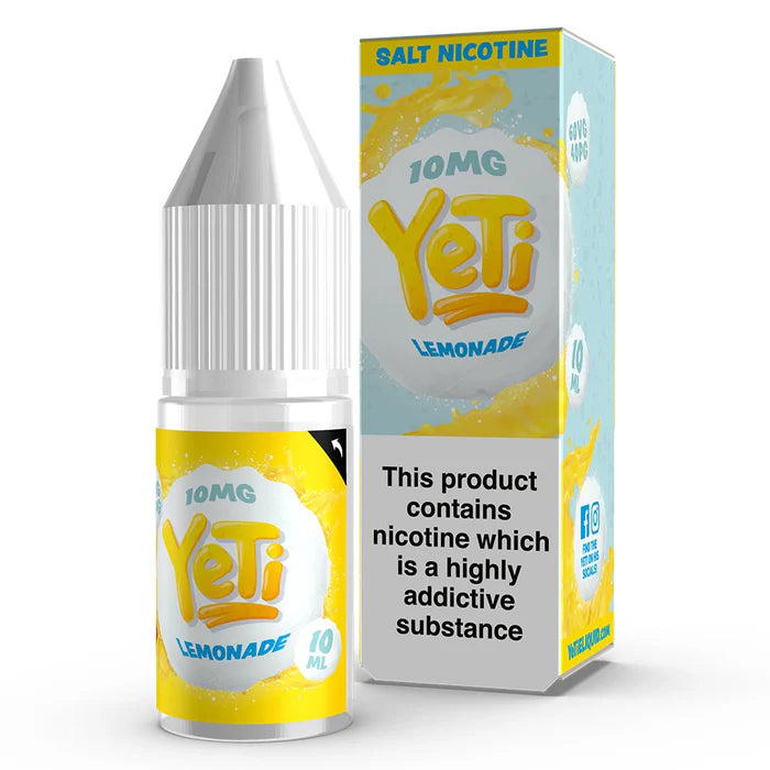Yeti Nic Salt Vape Juice Lemonade