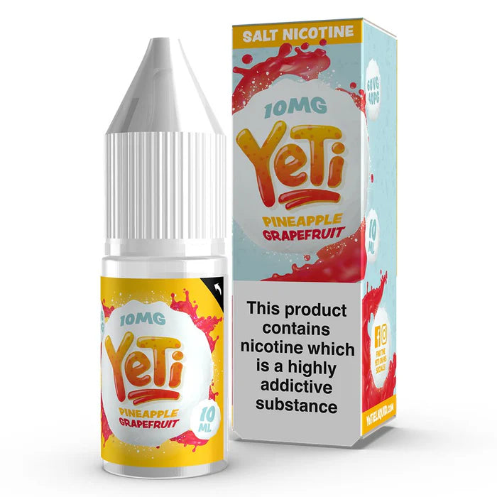 Yeti Nic Salt Vape Juice Pineapple Grapefruit
