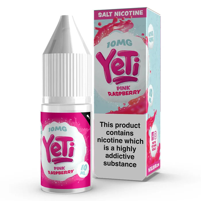 Yeti Nic Salt Vape Juice Pink Raspberry