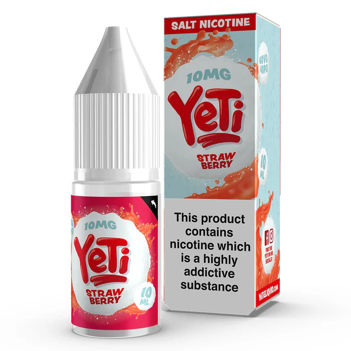 Yeti Nic Salt Vape Juice Strawberry