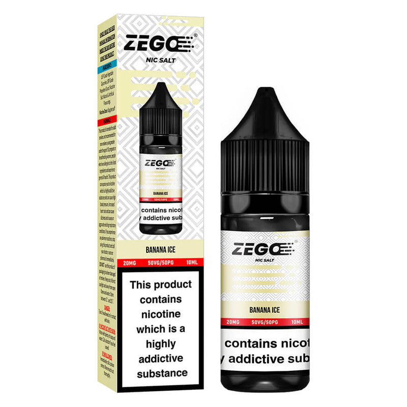 Zego Banana Ice Nic Salt Vape Juice 10ml