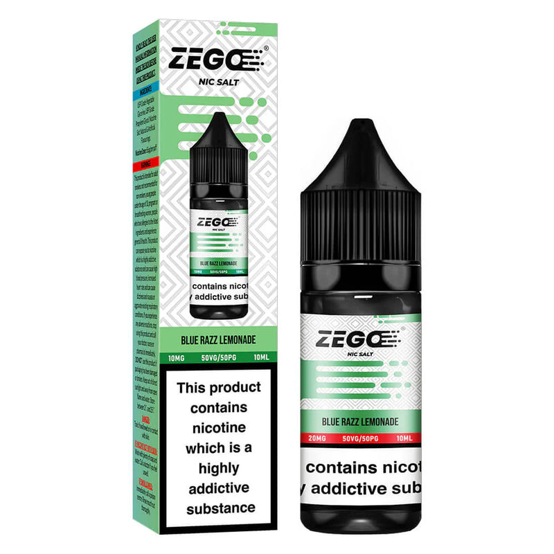 Zego Blue Razz Lemonade Nic Salt Vape Juice 10ml